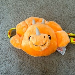 Cuddle barn triceratops fanny pack that roars